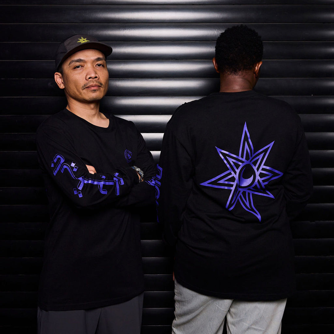 Nightjar Star LS Tee (Black)